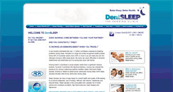 Desktop Screenshot of dentsleep.com.au